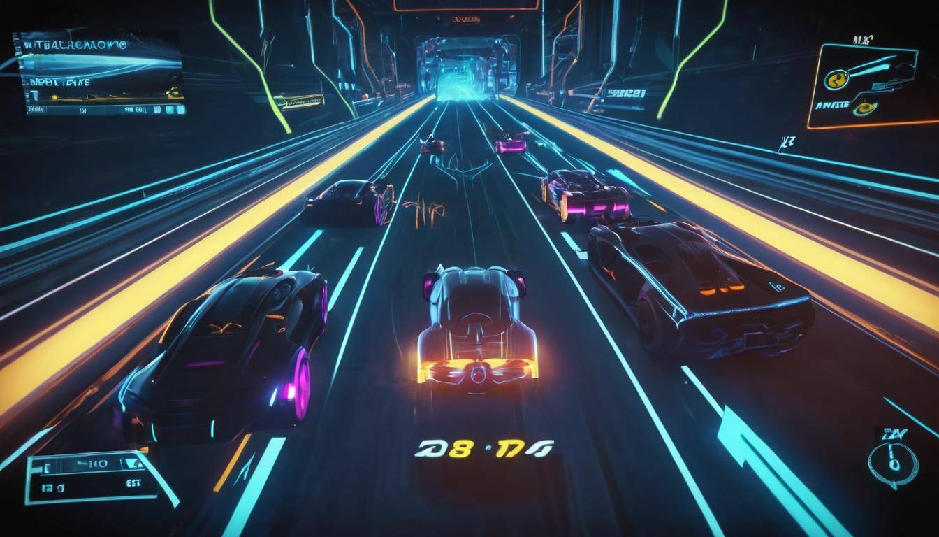 Fast-paced racing game