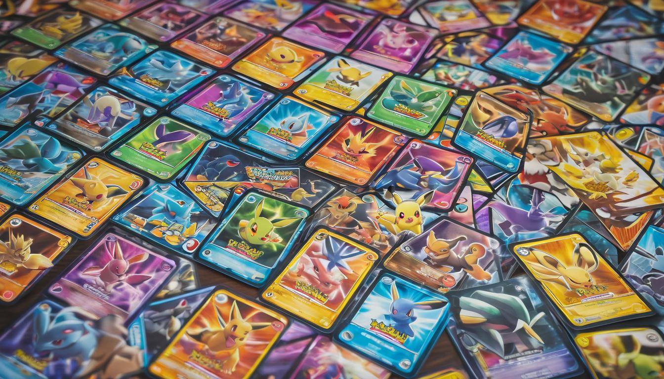 Pokemon trading cards collection