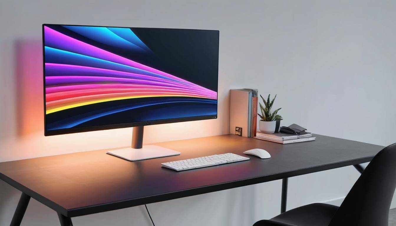 Sleek OLED monitor