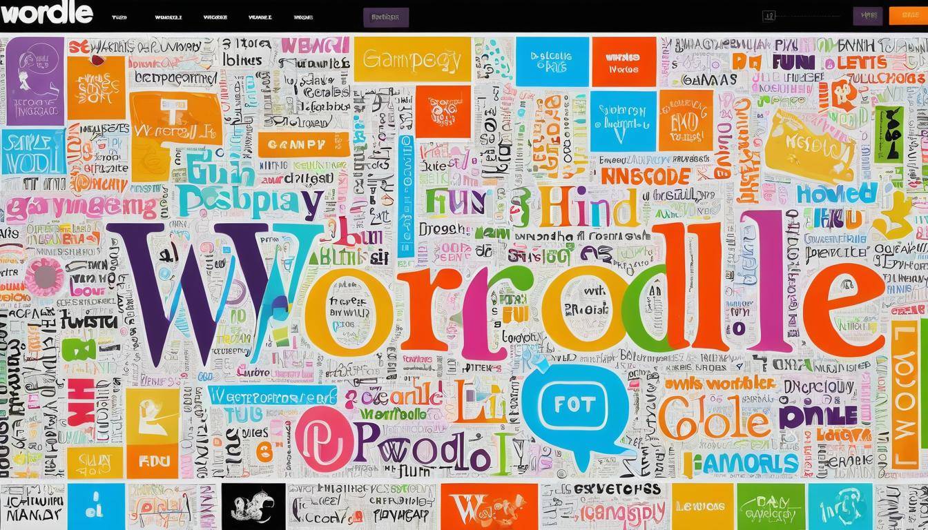 Wordle website homepage